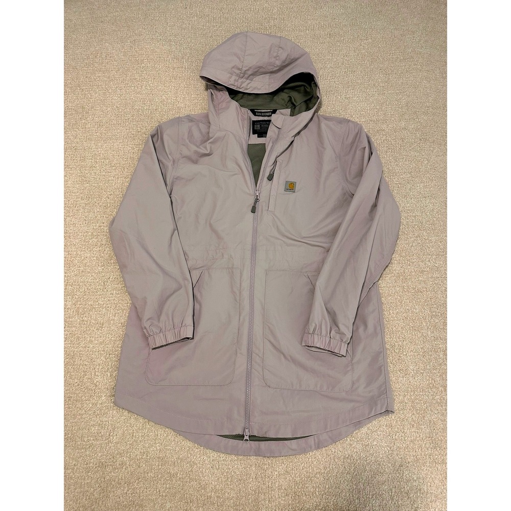 Carhartt Women's Rockford Lightweight Rain Jacket size Large in Light Purple
